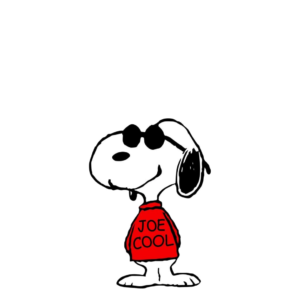 Snoopy as Joe Cool