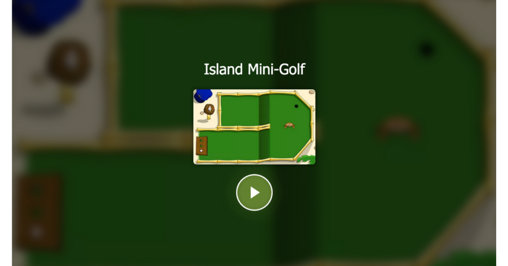 TQS takes on golf: Island Mini Golf