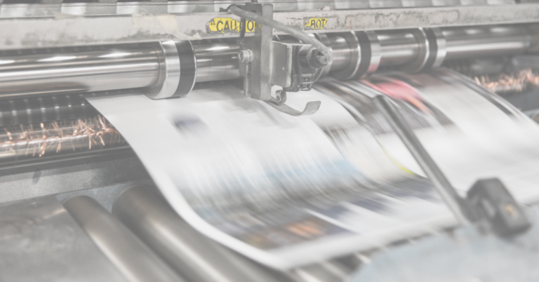 Print Collateral: Printing press printing print stuff.