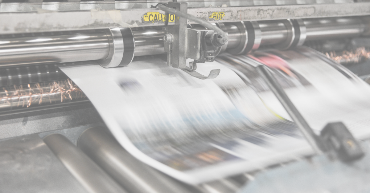 Print Collateral: Printing press printing print stuff.