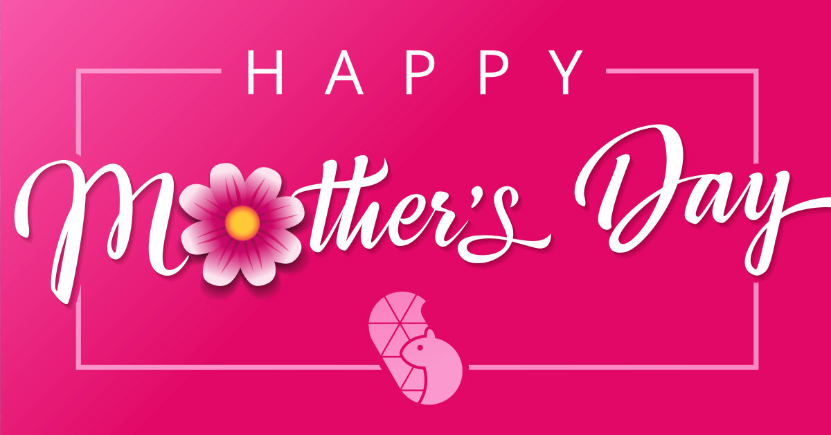 Happy Mother's Day! with a flower for the "O" n "Mother's"