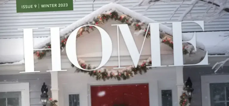 KAZ magazine cover masthead "HOME"