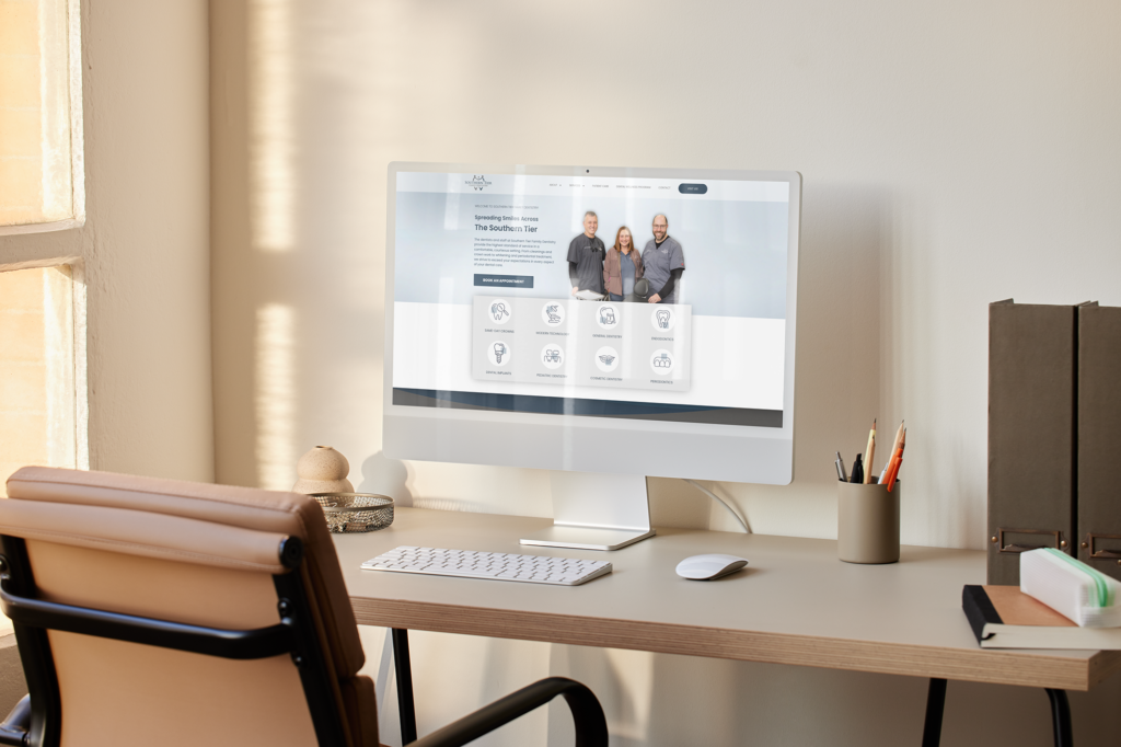 An image of the Southern Tier Family Dentistry website
